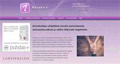 Desktop Screenshot of naiseksi.fi